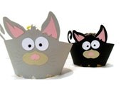 Cat Cupcake Wrappers - set of 12 Il_170x135