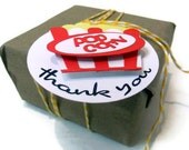 Popcorn box Favor Tags - Set of 6 Il_170x135