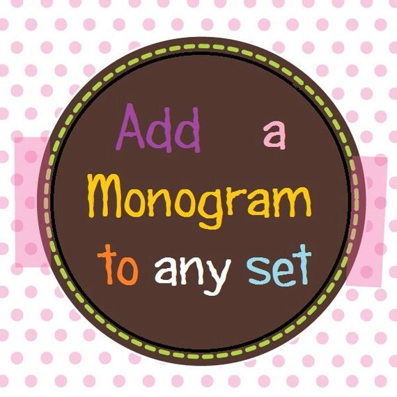 Add a Monogram - Add to your order Il_570xn