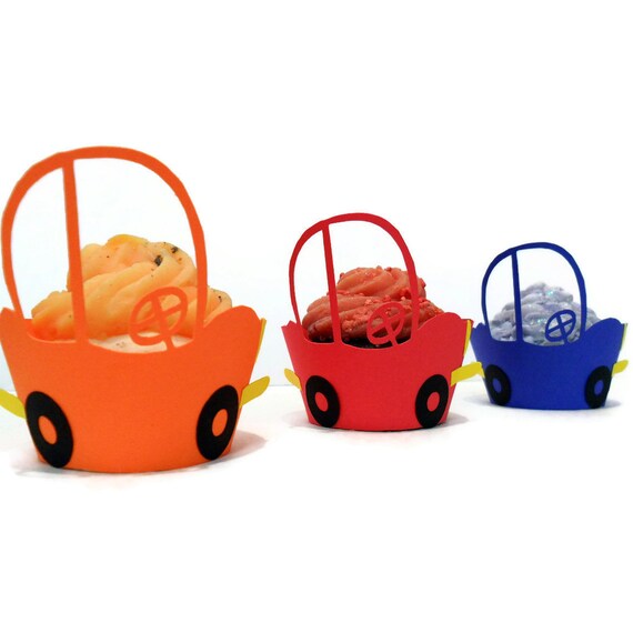 Car Cupcake Wrappers - set of 12 Il_570xn