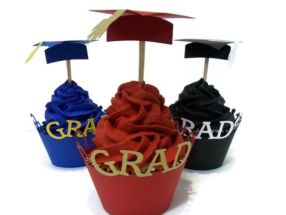 Graduation Cap Toppers - Set of 12 Il_570xn