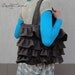 TOTE Brown Laptop bag PADDED - can be any size and any color - Handbag - 2 zippers - waterproof lining - hidden pocket
