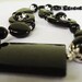 Onyx Necklace, 18", Black, jewelry, stone, Gemstone Necklaces, handmade, natural genuine onyx beads