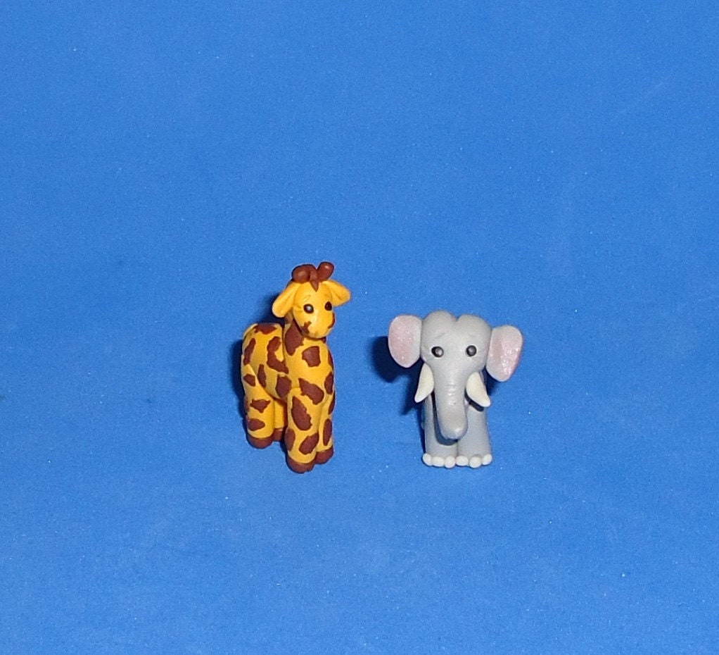 Polymer Clay IttyBitty Elephant or Giraffe