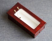 Victorian Dollhouse Miniature - Wood Encased Bathtub