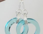 Bombay Sapphire Gin Bottle Earrings