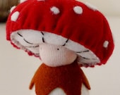 Children's plush toy Mushroom Doll / Felt Plushie /