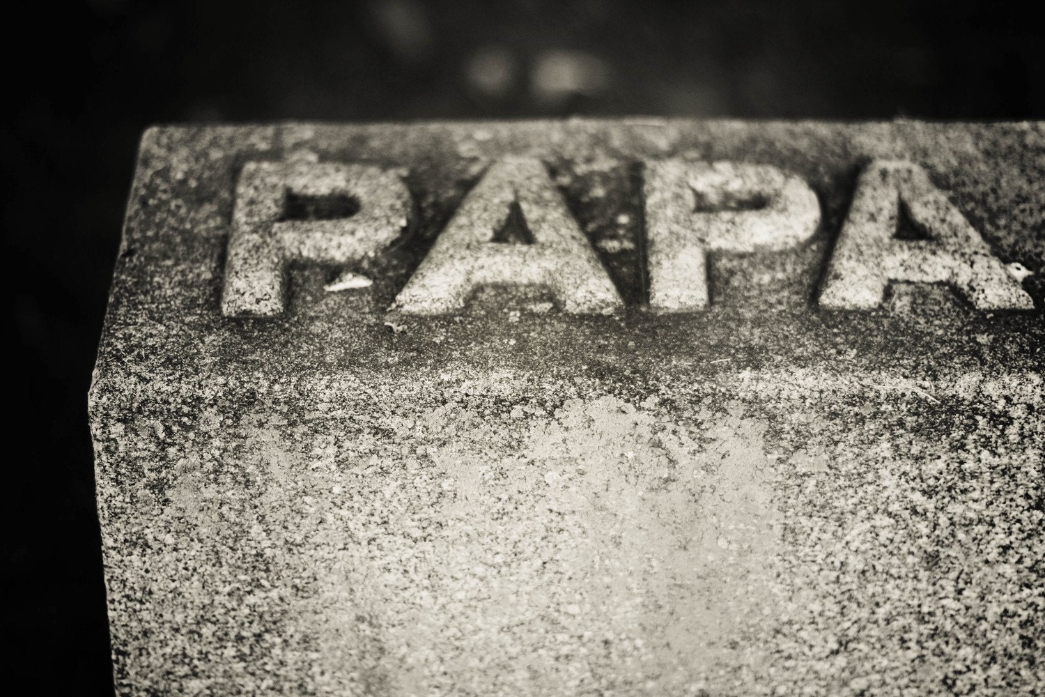 Remember - Fine Art Photography, cemetery, black and white, moody