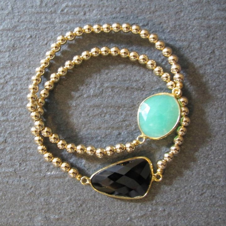 d.blng - vermeil gem BRACELET (1 - TURQUOISE)