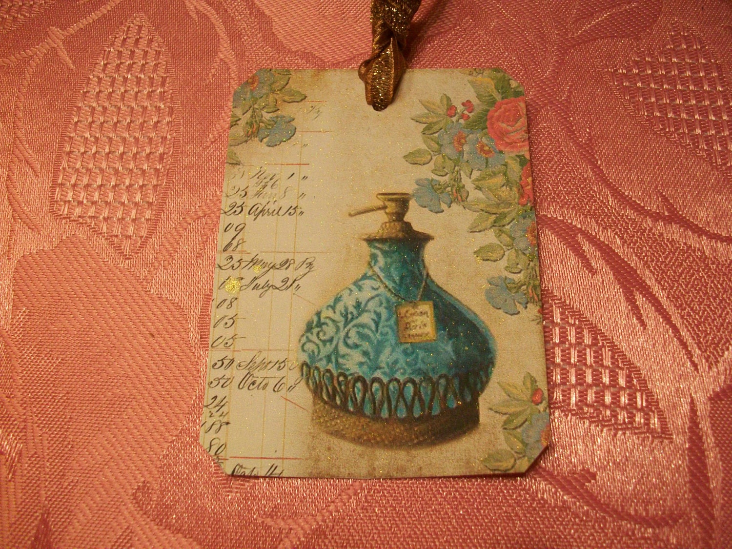 Perfume Bottle Tags  ( Set 0f 7 )    TG  052