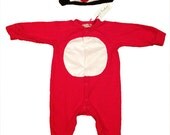 Size 3-6m Ladybird / Ladybug / Lady Beetle Baby Onesie Costume with Hat - Lil' Creatures