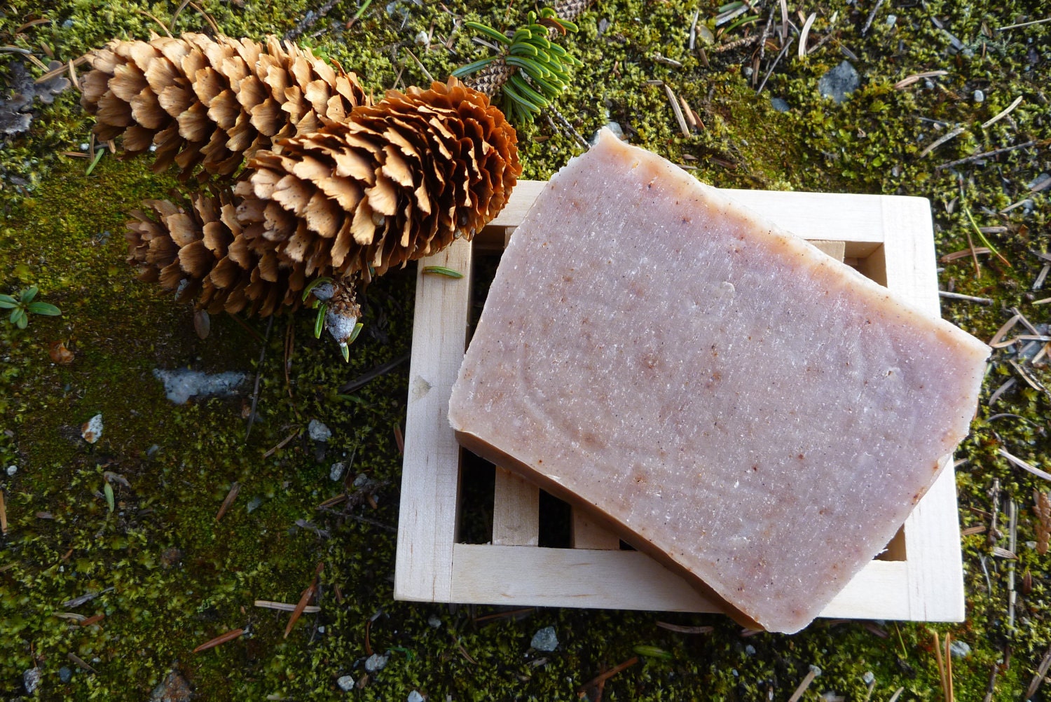 Renai's Pinecone - Scotch Pine and Rosemary Handmade Vegan Soap