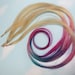 Pastel Tie Dye iTips, Pre Bonded Keratin Tip, Human Hair Extensions. Colored Hair, Dip Dyed Hair, Festival, Tie Dye Hair Extensions