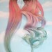 Light Pastel Dip Dyed Hair, Clip In Hair Extensions, Tie Dye Tips, Black Hair, Hair Wefts, Human Hair Extensions, Hippie hair, Pink Hair