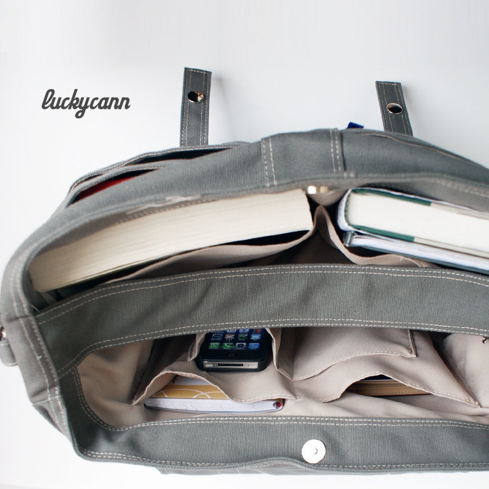 ASTER // Teal // 014 // Handmade // Luckycann // Everyday Canvas Bag // Holiday Sale // 10% off