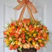 Outdoor Wreath - Spring Wreath - Tulip Wreath- Other Colors Available