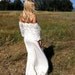 Off The Shoulder Vintage Wedding Dress - Rosie