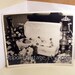 ON SALE / Post Mortem LARGE Photo 8 x 10 / Infants Funeral (1949) / Our Baby - Roses and Rabbit Toy in Coffin