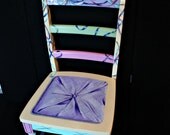 Hand painted trompe l'oeil chair
