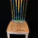 Hand painted beach theme chair