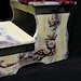 Hand painted Tuscan inspired step stool