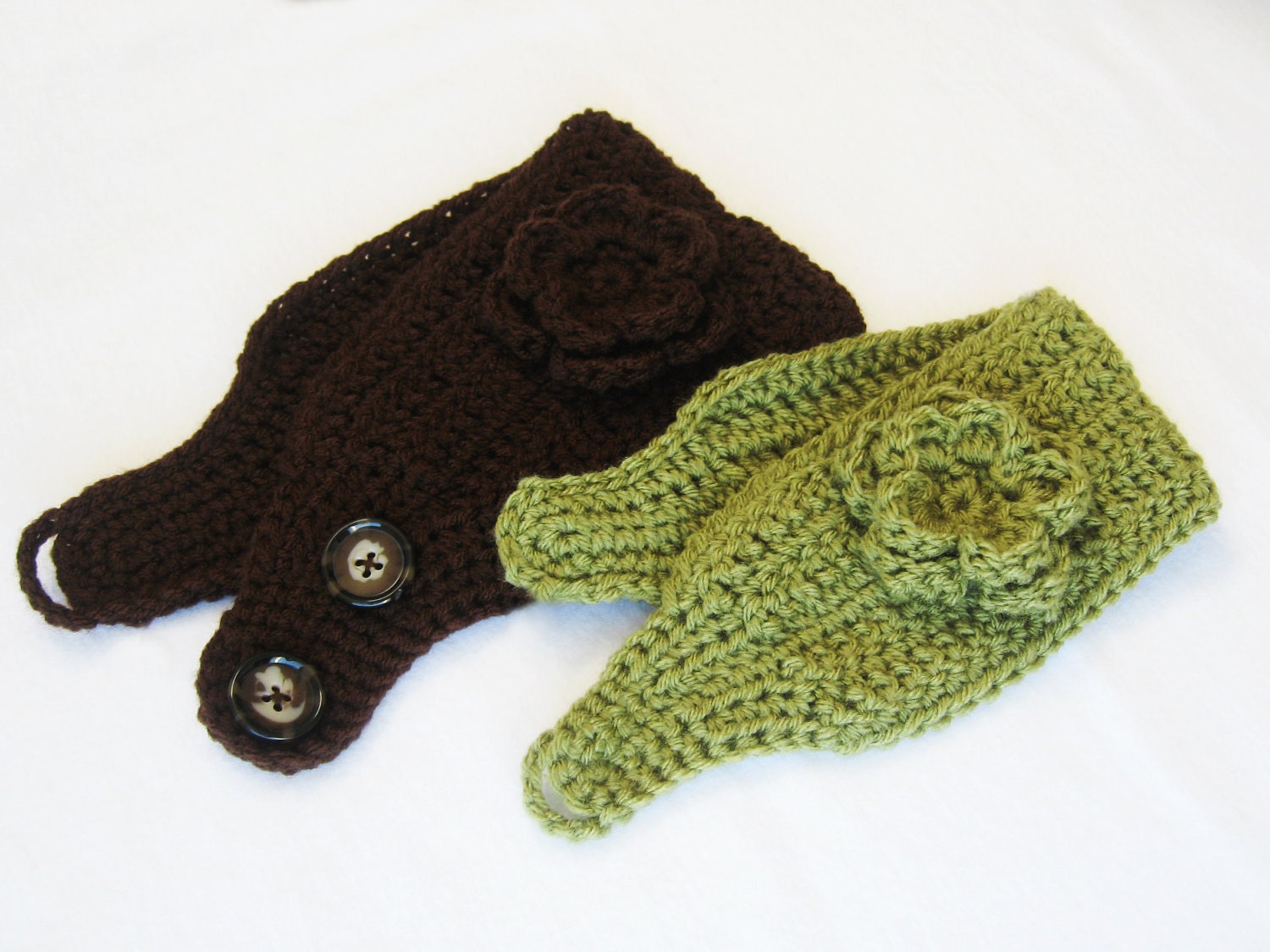 CROCHET PATTERN Ear Warmer (Sizes 12 month to adult) Instant Download