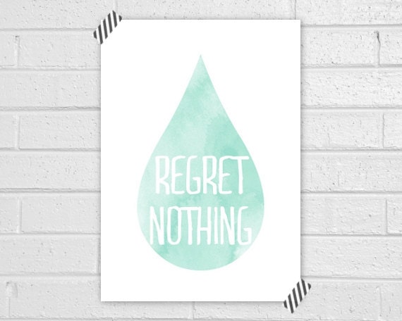 Regret Print