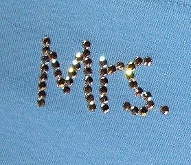 Custom Bachelorette Baby Blue Mrs. PANTY, Swarovski Embellished, Your Married Name by Dirty Girl Creations on Etsy