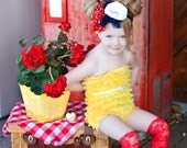 Patriotic Polka Dots 4th of July Headband hairbow photo shoots