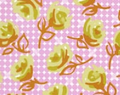 01817  Erin McMorris Weekends Lily Rose in violet color- 1 yard