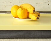 Home office furniture- Laptop Lap Desk or Breakfast serving Tray- XL size- Yellow with Grey Pillow