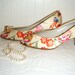 Vintage Floral Satin Open Toed Garden Party Shoes Wedding Spring fashion Gift for Her Party in the Grass