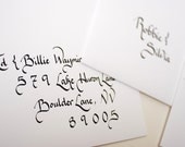 Handwritten Inner / Outer Invitation Envelope COMBO : Calligraphy with Stationery for Weddings & Events