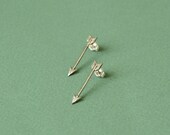 Arrow stud earrings in sterling silver