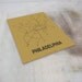 Philadelphia Lineposter Sm Screen Print - Ochre/Dark Gray