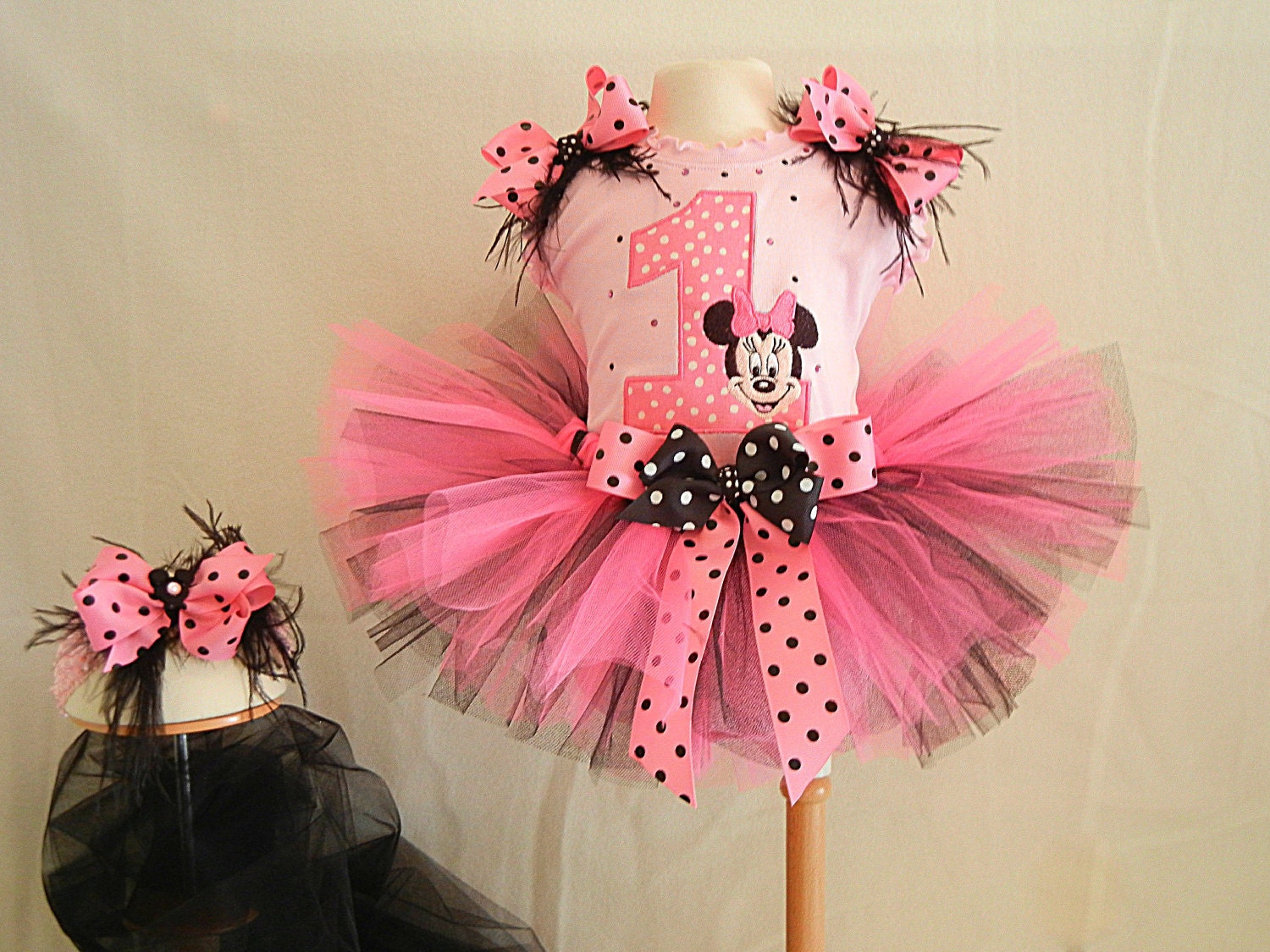Minnie Mouse Birthday TuTu numbers 1-6