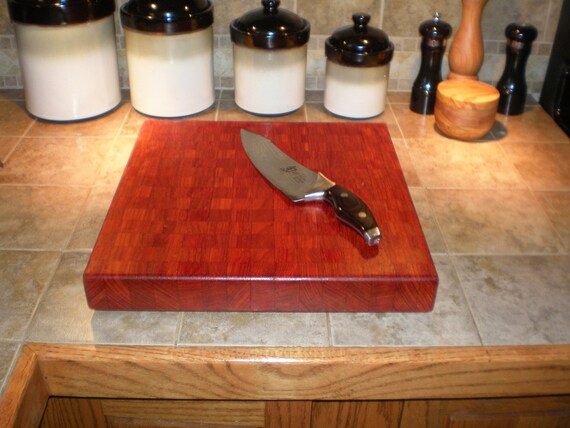 African Padauk Countertop Butcher Block