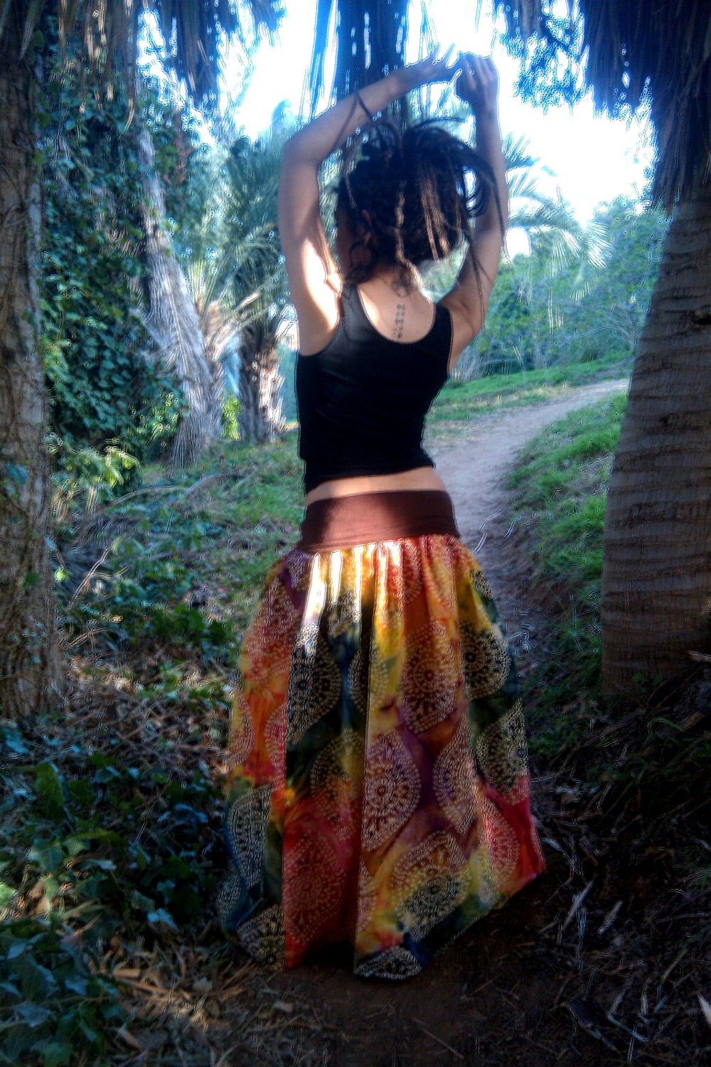 The Convertible Jungle Gypsy Skirt Strapless Dress-Custom Made-Other Colours Available