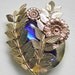 Large Vintage Buckle Scarf Slide