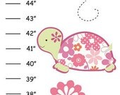 Personalized Once Upon A Pond Canvas Growth Chart - Ribbon