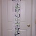Personalized Nantucket Green ABC Alligator Canvas Growth Chart - Ribbon