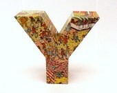 Where's Wally Waldo 3D Freestanding Letters Any Amount Handmade Initial Number Custom Kids Childrens Room