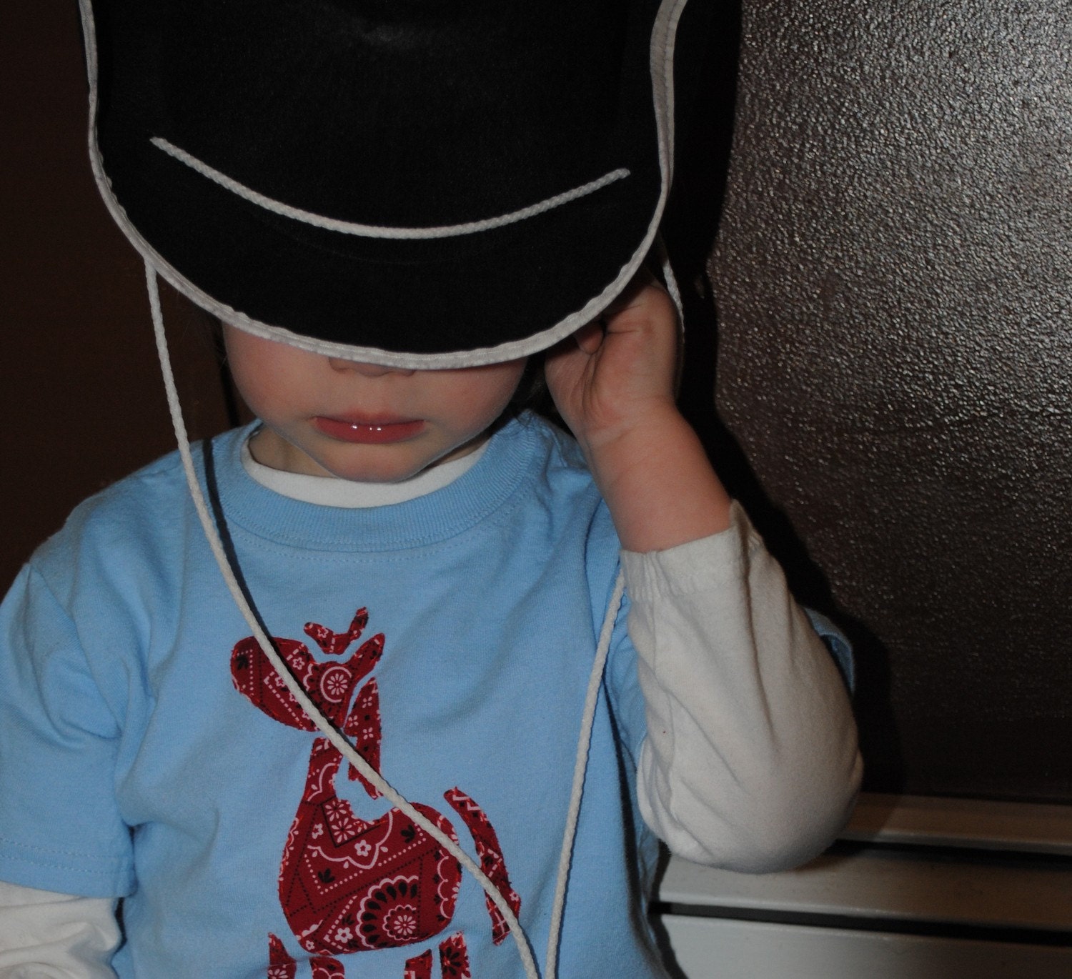 Hand sewn infant or toddler horse t shirt