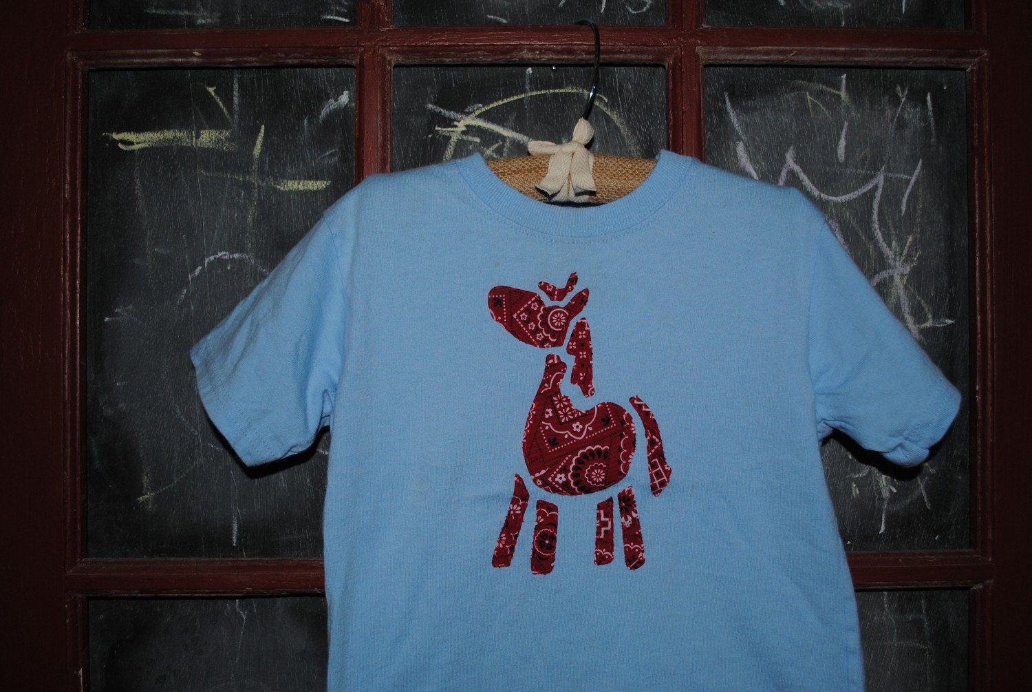 Hand sewn infant or toddler horse t shirt