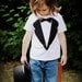 Little man tux infant or toddler t shirt