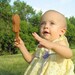 wooden whale RATTLE for baby - an organic teether safe toy, ocean-themed gift with homegrown organic finish