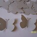 50 Light Grey Gray Butterfly Punch Die cuts Cutout Punch Confetti Embellishments Scrapbooking