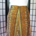 Vintage 1950s 1960s Reversible Shorts Black Orange Yellow Ochre Olive Green Tan White Hawaiian Batik Style Print