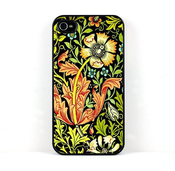 Floral iPhone 5 Case, iPhone 5 Cover, William Morris Arts & Crafts Vintage Design Phone Case