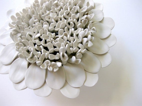 No. 1 dahlia wall sculpture